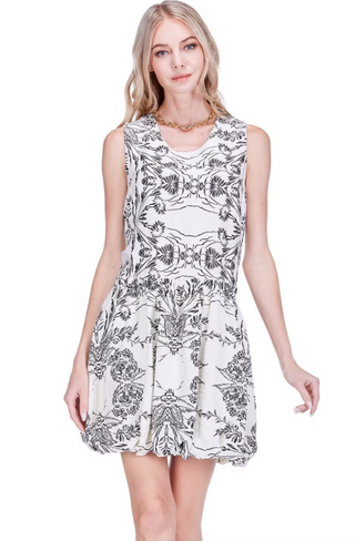 Bubbles Hem Dress Inkblossom Joy Joy