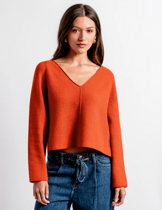 Asima V Top Dark Coral Kerisma