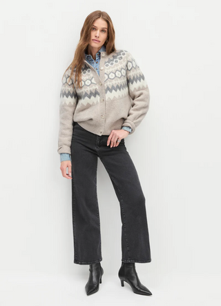 The Mischa Super High Rise Wide Leg Tupelo Favorite Daughter
