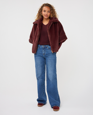 Merlot Fur Jacket Esqualo