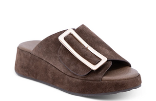 Elara Chocolate Suede Chocolat Blu
