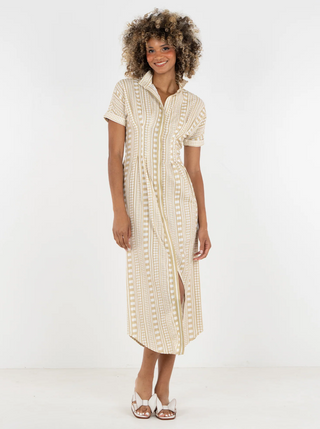 Georgia Dress Piazza Stripe Emily McCarthy