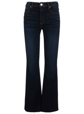 Ana High Rise Flare Raw Hem Wave Kut