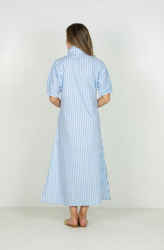 Poppy Maxi French Blue Stripe Emily McCarthy