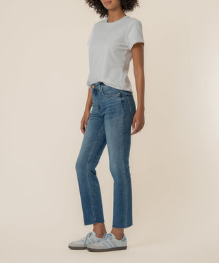Rachel High Rise Mom Jean Faithful Kut