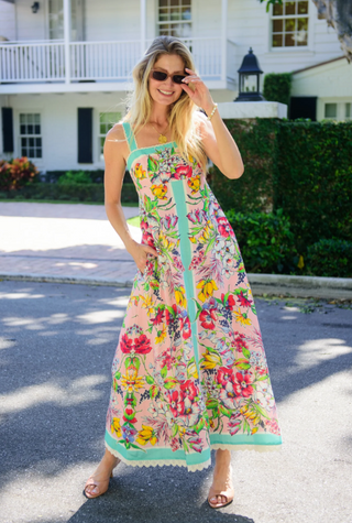 Annalisa Dress Vintage Scarf Elizabeth James