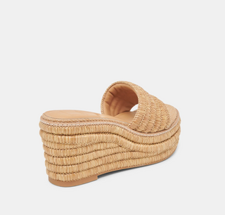 Throne Lt Natural Raffia Wedge Dolce Vita