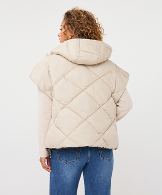 Sand Reversible puffer Esqualo