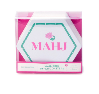 Let's Mahj 24 Set Paper Coasters