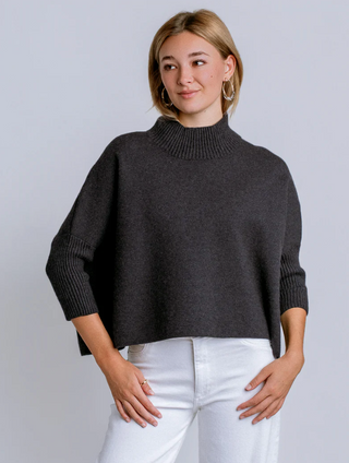 Aja Sweater Charcoal Kersima