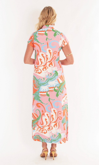 Tarpon Dress Nouveau Guava CK Bradley