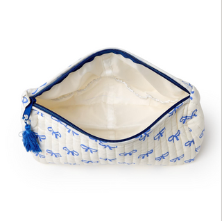 Large Coquette Bow Cosmetic Pouch