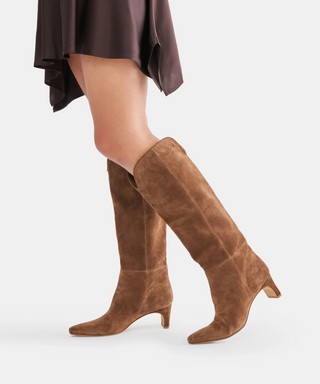 Brion Boot Cocoa Suede Dolce Vita
