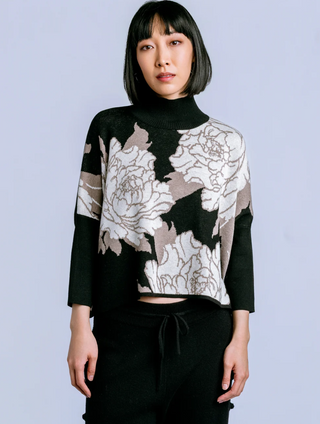 Peony Aja Sweater Forbidden Black Kerisma