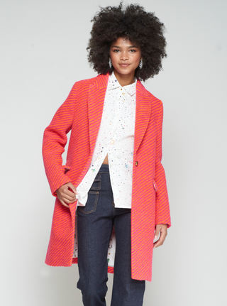 Pink and Orange Coat Vilagallo