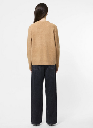 Emilia Knit Boyfriend Pullover Camel