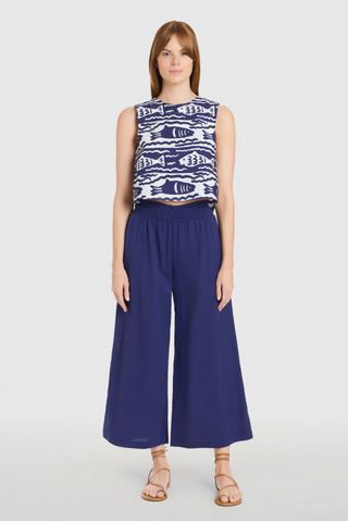 Crop Top Fish Print Livro