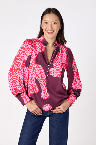 Leland Blouse Catwalk Pink Crosby