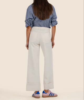 Meg High Rise Roll Up Hem Candle