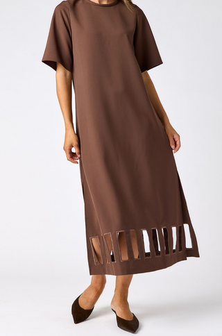 Greyson Dress Brownie Crosby
