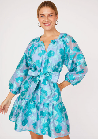 Elise Short Dress Mint Abbey Glass