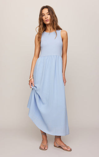 Charlotte Midi Dress Light Blue