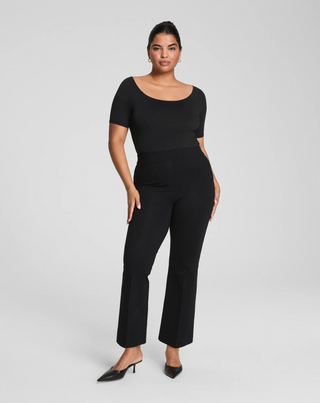 Ponte Kick Flare Pant Spanxsupersmooth Perfectfit Black