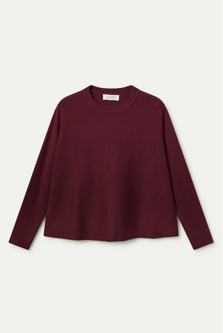 Burgundy Swing Sweater Fantastica