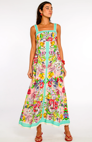 Annalisa Dress Vintage Scarf Elizabeth James