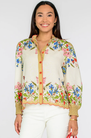 Emily Top Butterfly Garden Elizabeth James