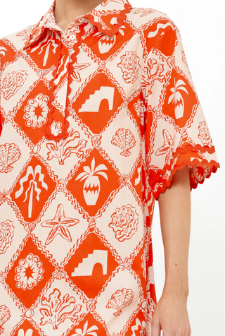 Collared Shirt Dress Mini Oliphant