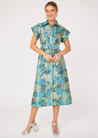 Harper Dress Sage Mum Abbey Glass