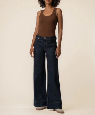 Maya Wide Leg Back Darts Wide Hem Amaze Kut