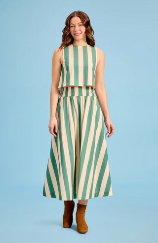 Pavillion Skirt Stone Stripe Livro
