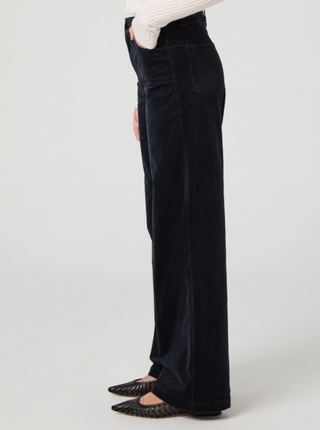 Anessa 31" Stitch Utility Pockets Navy Cord Paige