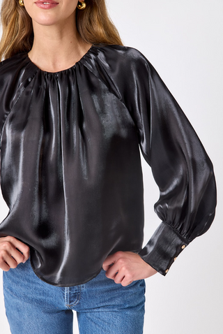 Elizabeth Blouse Black Crosby