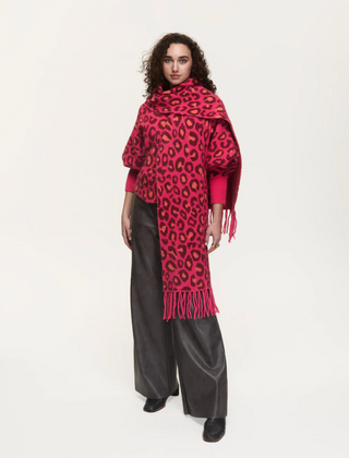 Big Fuzzfuss Scarf Fuschia Multi Kerisma