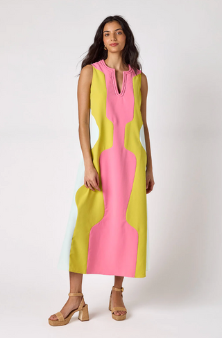 Schaeffer Dress Garden Colorblock Crosby