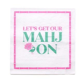 Let's Mahj On Napkin