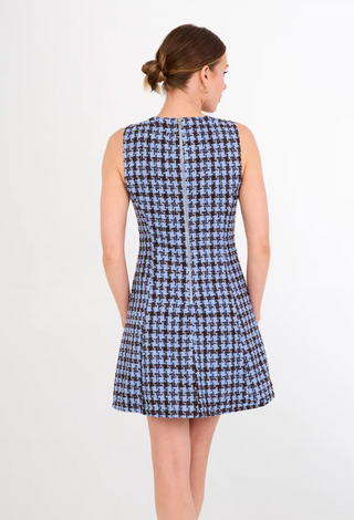 Avery Dress Houndstooth Abbey Glass