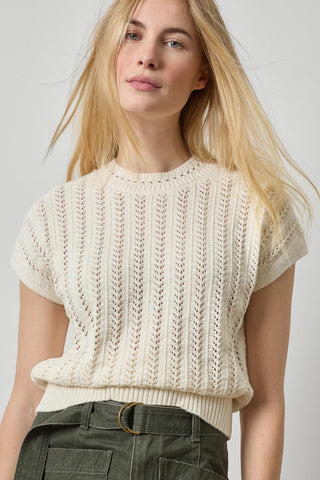 Novelty Stitch Wedge Sweater Rope Lilla P