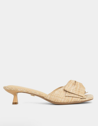 Ella Bow Heel Raffia Shushop