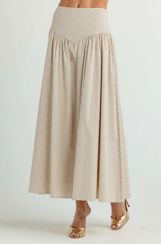 Rory Skirt Bridle Ticking Stripe Sundays