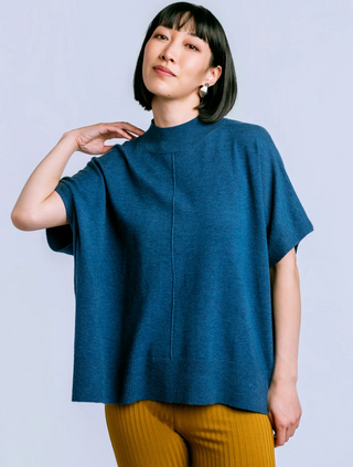Caroline Top Mosaic Teal Kerisma