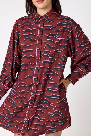 Crawford Dress Tibetan Tiger Crosby