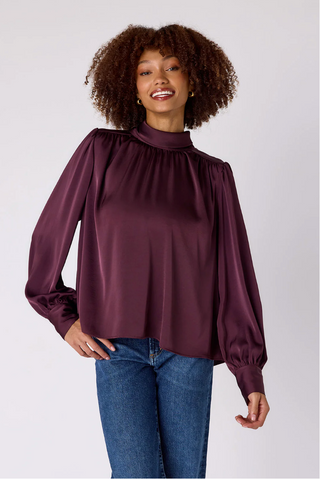 Cosette Blouse Raisin Crosby