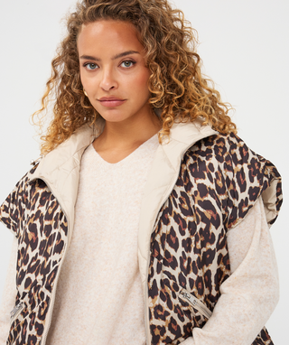 Sand Reversible puffer Esqualo