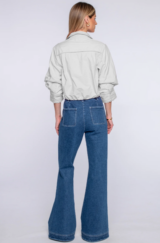 Carter Top Solid White Elizabeth James