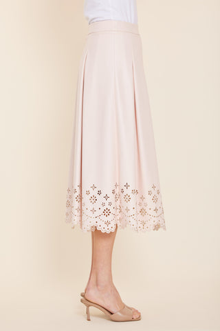 Light Pink Vegan Leather Skirt Dolce Cabo