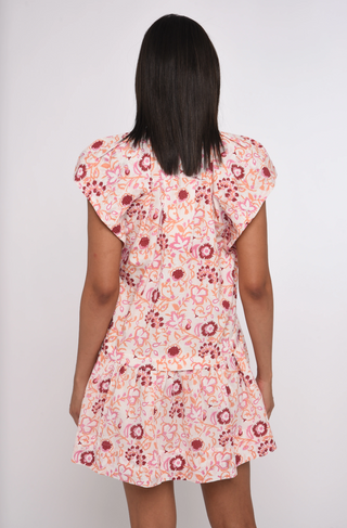 Rae Mini Dress Dara Block Print Love the Label